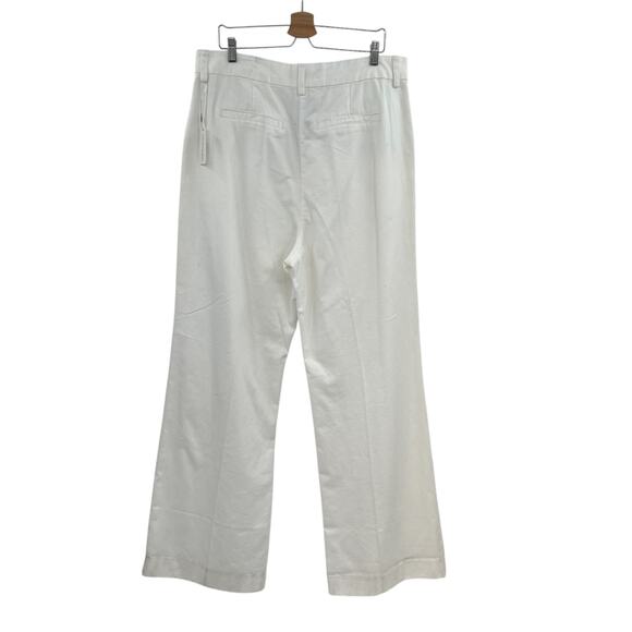 Favorite Daughter The Favorite Pant Denim Wide Leg Geneva White Ivory Size US 18 - Picture 6 of 14